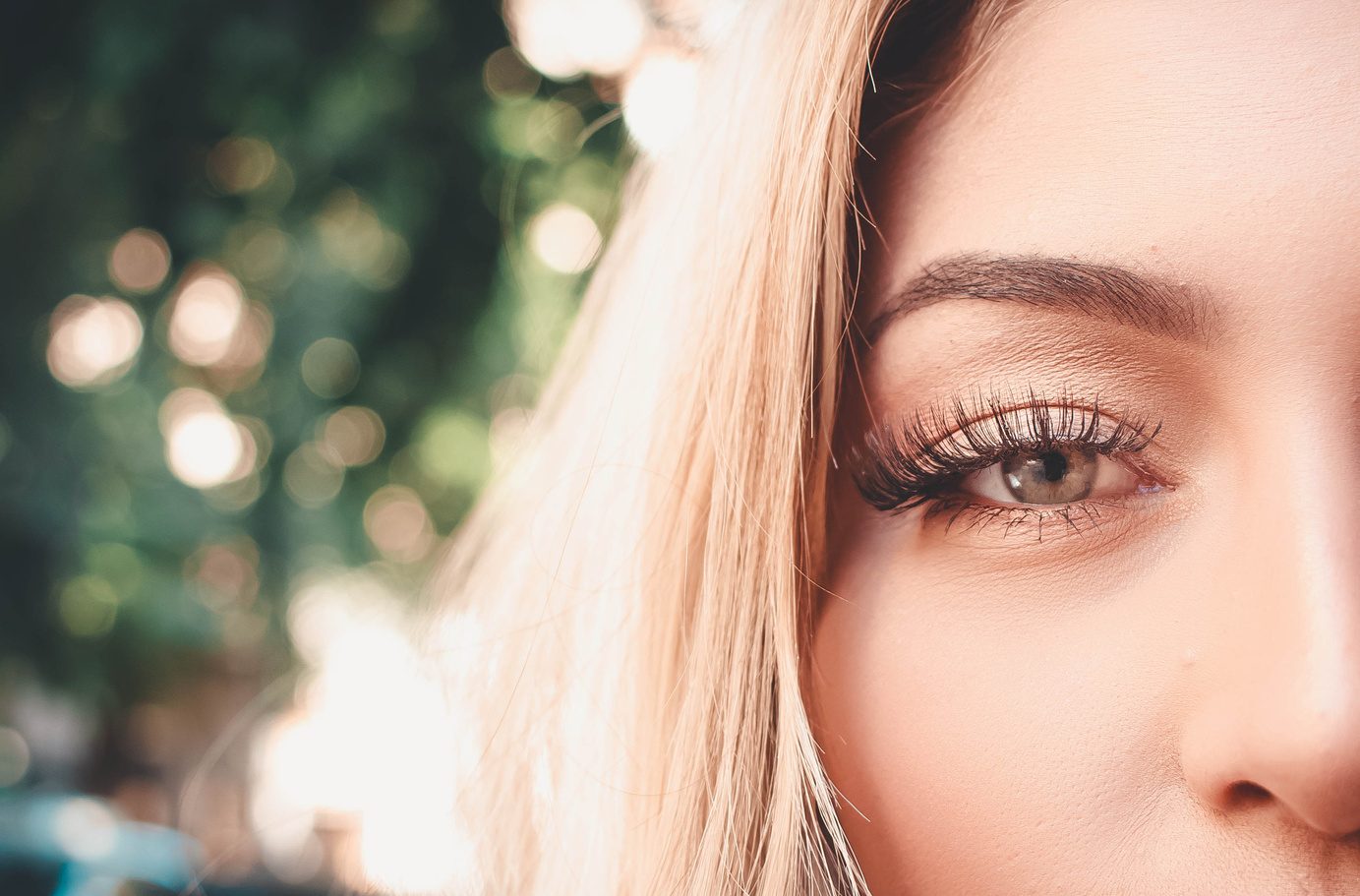 Close-up Shot Of Woman's Eye